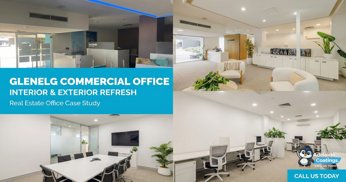 Commercial Office Repaint in Glenelg – Full Interior & Exterior Refresh