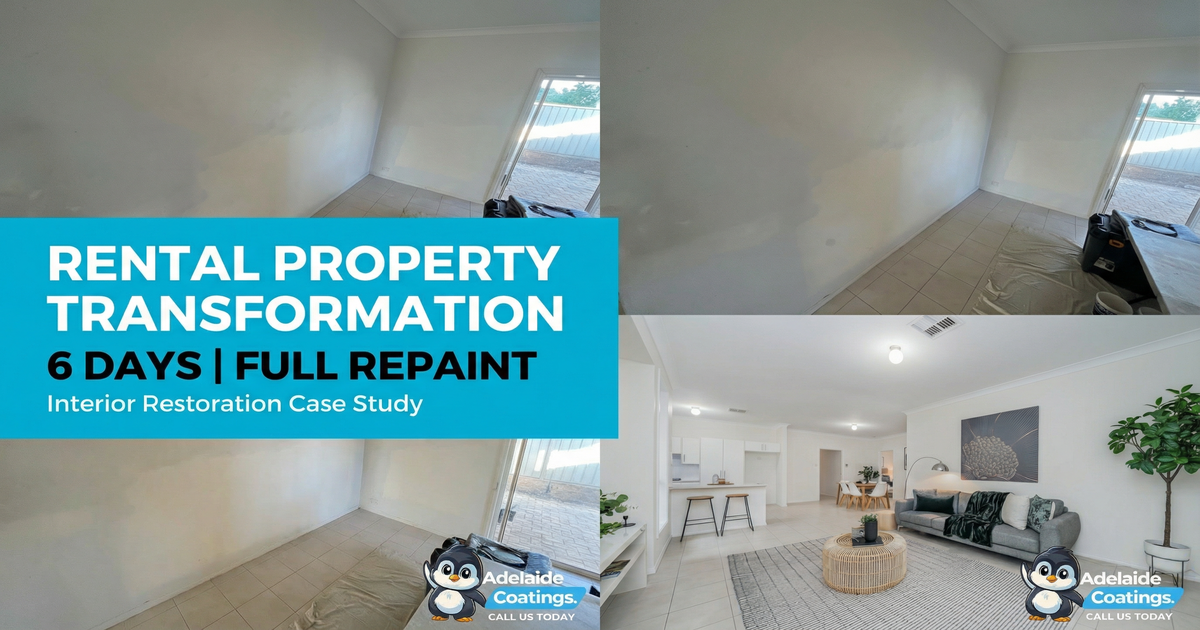 Rental Property Repaint Before Sale: 6-Day Interior Transformation